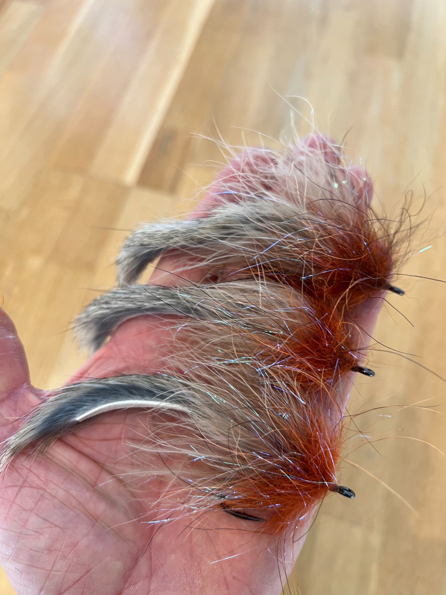 Tarpon bunni. Sinnsyk bra bevegelse og siluett i vannet. Fra 3/0 til 5/0. Kan lages i de fargene man ønsker